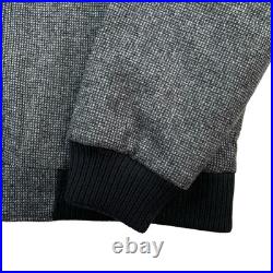 Mint M Bonobos X Nova Fides Italian Wool Harrington Charcoal Soft Knit Tweed