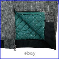 Mint M Bonobos X Nova Fides Italian Wool Harrington Charcoal Soft Knit Tweed