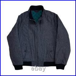 Mint M Bonobos X Nova Fides Italian Wool Harrington Charcoal Soft Knit Tweed