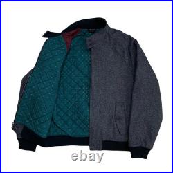 Mint M Bonobos X Nova Fides Italian Wool Harrington Charcoal Soft Knit Tweed