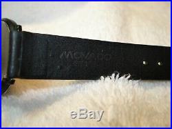 Mint Movado 87-40-882N Ultra Thin All Black Men's 31mm Case Swiss Watch