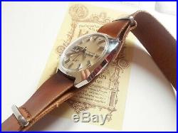 Mint Vintage Enicar Automatic Day Date 25 Jewels Full Original All Steel For Men