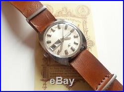 Mint Vintage Enicar Automatic Day Date 25 Jewels Full Original All Steel For Men