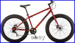 Mongoose Hitch Mens All-Terrain Fat Tire Mountain Bike, 7 Speed Drivetrain, 26-I