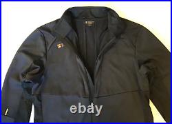 Mountain Force Knit Jacket Black Stretch Mens Size XXXL 58