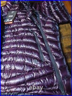 Mountain Hardware Ghost Whisperer womens 800 RDS Down Jacket maroon sz smal WOW