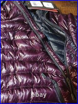 Mountain Hardware Ghost Whisperer womens 800 RDS Down Jacket maroon sz smal WOW