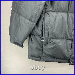 Mountain Hardwear Jacket Mens Large Black Down Feather Hooded Bubble Puffer Coat