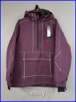 NEW SNOWVERB Mens All Season Mountain Vibe Streetstorm Pullover Snowboard Jacket