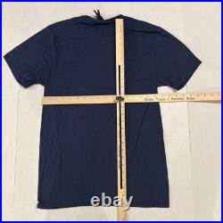 NWOT Rare Yosemite Mountaineering School'Go Climb A Rock' Logo Shirt Small Blue