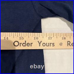 NWOT Rare Yosemite Mountaineering School'Go Climb A Rock' Logo Shirt Small Blue