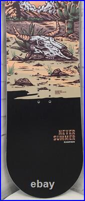 Never Summer Harpoon Snowboard 156 cm, All Mountain, Directional, New 2025