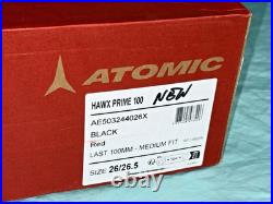 New! 2026? Atomic HAWX Prime 100 GW Men's Alpine SKI BOOTS 26.5? GripWalk
