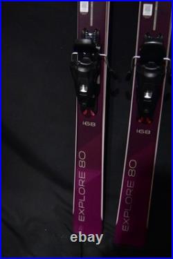 New Elan Explore 80 Skis Size 168 CM With Elan Bindings