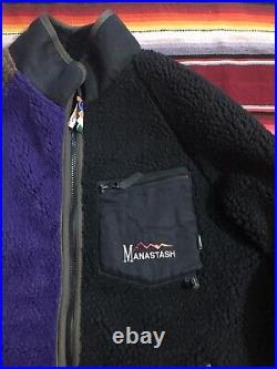 New Manastash Thick Fleece Microlight Mountaineering Ski Jacket Men's Large