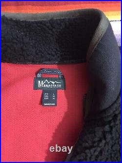 New Manastash Thick Fleece Microlight Mountaineering Ski Jacket Men's Large