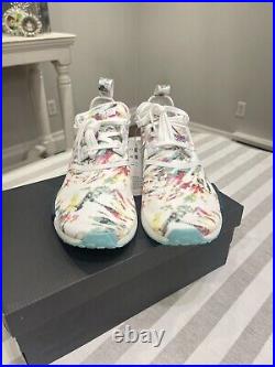 New Sz 10.5 Adidas Originals NMD R1 GX5372 Multicolor Running Shoes Ships Today