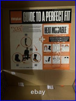 New Thirtytwo Mullair Men's US Size 13 EU 47 Snowboard Boots Black Heat Moldable