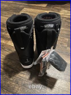 New Thirtytwo Mullair Men's US Size 13 EU 47 Snowboard Boots Black Heat Moldable