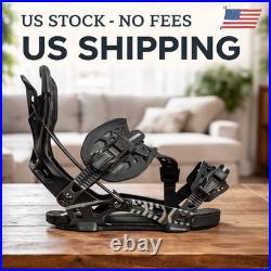 Nidecker Flow NX2 Hybrid Snowboard Bindings 2025 2026 Black Size M, No Fees