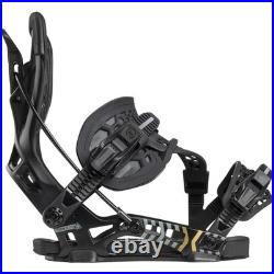 Nidecker Flow NX2 Hybrid Snowboard Bindings 2025 2026 Black Size M, No Fees