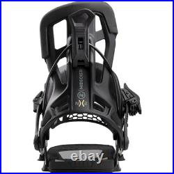 Nidecker Flow NX2 Hybrid Snowboard Bindings 2025 2026 Black Size M, No Fees