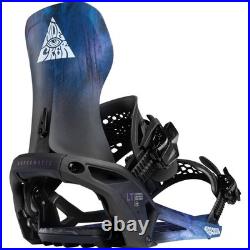 Nidecker LT Supermatic Snowboard Bindings 2025 2026 Bio Black, Size M NO Fees