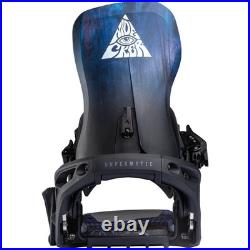 Nidecker LT Supermatic Snowboard Bindings 2025 2026 Bio Black, Size M NO Fees