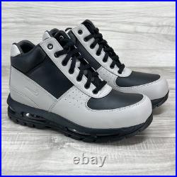 Nike ACG Air Max Goadome Boots Grey Black Leather Outdoor Trail Shoes Mens 9.5