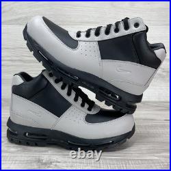 Nike ACG Air Max Goadome Boots Grey Black Leather Outdoor Trail Shoes Mens 9.5