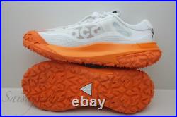 Nike ACG Mountain Fly 2 Low Summit White Orange DV7903-100 Men's Sz 8