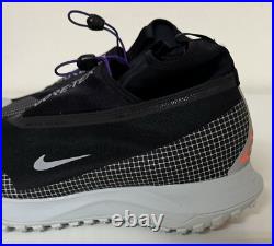 Nike ACG Mountain Fly GTX Gore-Tex Mens Sz 11.5 Black Metallic Silver CT2904-001