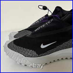 Nike ACG Mountain Fly GTX Gore-Tex Mens Sz 11.5 Black Metallic Silver CT2904-001
