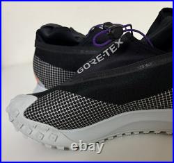 Nike ACG Mountain Fly GTX Gore-Tex Mens Sz 11.5 Black Metallic Silver CT2904-001