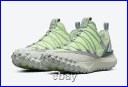 Nike ACG Mountain Fly Low Sea Glass Lime Blast Green Grey DJ4030-001 sz 7 Men's