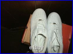 Nike Air Force 1 Low Men's Size US 11 All White 306353-112 made in 2003 NIB mint