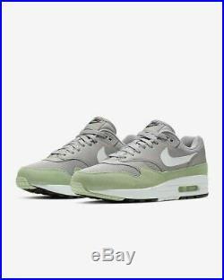 Nike Air Max 1 Mens Trainers Grey/Fresh Mint Shoes All Sizes AH8145-015