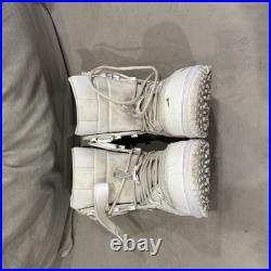 Nike Men's Snowboard Boots Size 10 White Traditional Lace Ankle Strap Medium