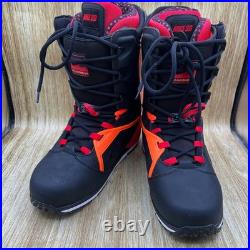 Nike SB Lunarendor Snowboard Boots Men's 11 Black Infrared Lunarlon 586532-066