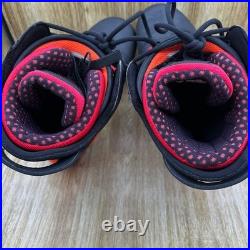 Nike SB Lunarendor Snowboard Boots Men's 11 Black Infrared Lunarlon 586532-066