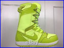 Nike SB Vapen Snowboard Boots 2011 All-Mountain Rare Sample Volt Men Sz 9.5 EUC