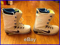 Nike Zoom Kaiju Snowboard Boots 376276 White Blue Green Mens 12