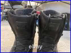 Nike Zoom Kaiju Snowboard Boots Black Blue 376276-004 Size 11.5 US