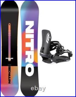Nitro Prime Chroma Cam-Out Men's Snowboard 152 cm 2026 New with Bindings and Bag