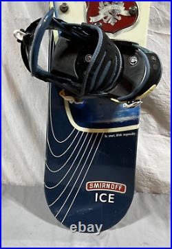 Nitro Smirnoff Ice 164cm Twin-Tip All-Mountain Snowboard Burton CFX Bindings L