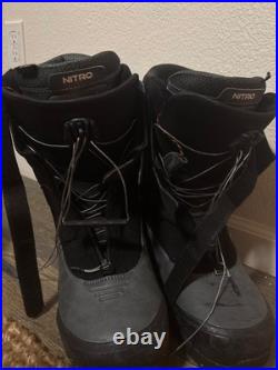 Nitro Team TLS Performace SnowBoard Boots Size 12 Men US, MINT CONDITION