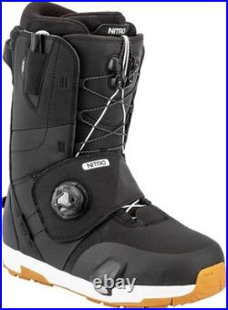 Nitro Venture TLS Step On Compatible Snowboard Boots Men's 11.5 Black 2026