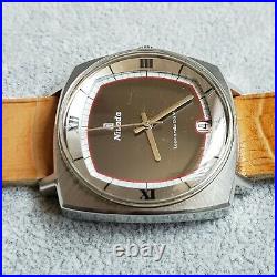 Nivada Compensamatic Leonardo Da Vinci Vintage Watch, All Steel, Ref. 4997 MINT