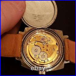 Nivada Compensamatic Leonardo Da Vinci Vintage Watch, All Steel, Ref. 4997 MINT