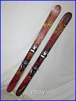 Nordica EL CAPO all mountain POWder skis 169cm with Salomon STH 13 WTR bindings